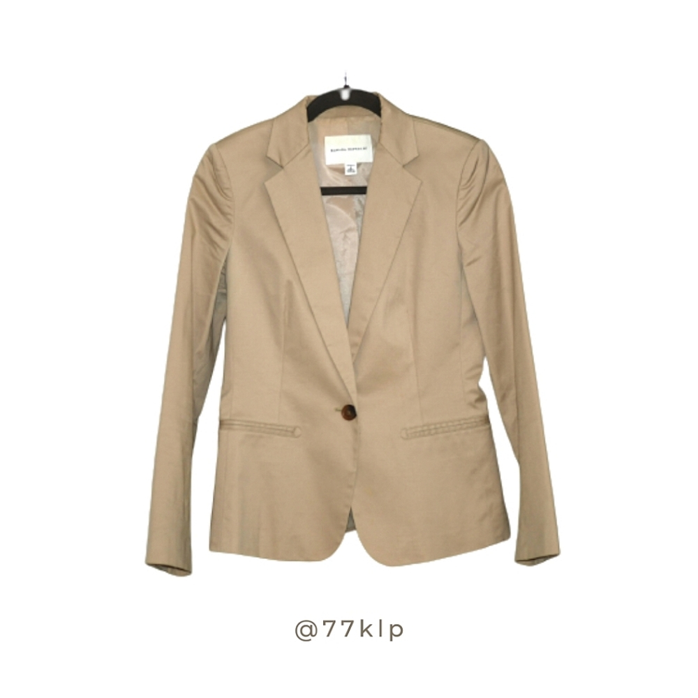 Banana Republic Tan Stretch Blazer